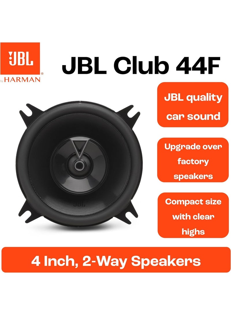 جي بي إل مجموعة مكبرات صوت السيارة JBL Club 44F Gen 3-100 مم من Harman Kardon لترقية فائقة لصندوق السيارة - 35 واط RMS و105 واط كحد أقصى، حساسية عالية، صوت جهير قوي واستجابة ترددات عالية رائعة - Image 5